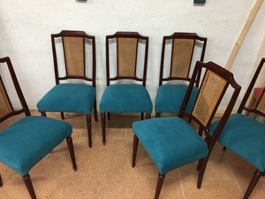 Tapizado de seis sillas de muelles en ciudad lineal