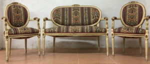 Sofa y dos butacas para restauracion