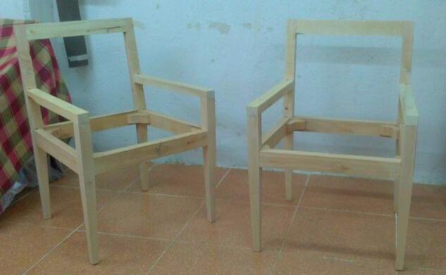 Butacas a medida en madera maciza en Madrid
