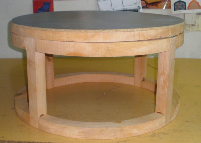 Puf redondo de fabricacion a medida